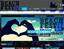 Tablet Screenshot of beachfest.at